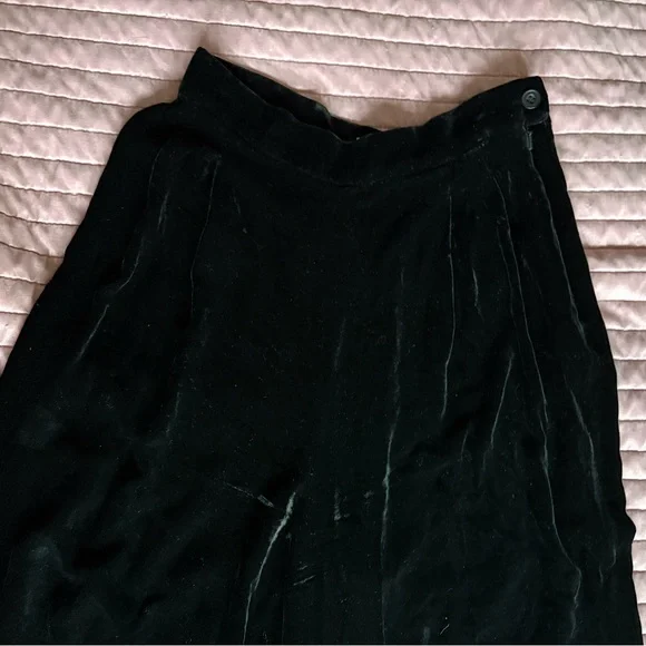 Ann Taylor silk velvet pants - Picture 4 of 7